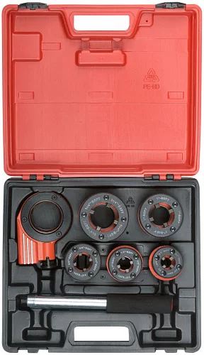 Клуппы трубные черные FIT 70045 Профи, набор 5 шт.(3/8"-1/2"-3/4"-1"-1 1/4")