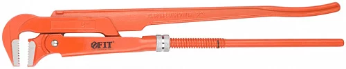 Ключ трубный газовый FIT 70403 Профи 90 гр. ( тип L ), CrV сталь 2" (500 мм)