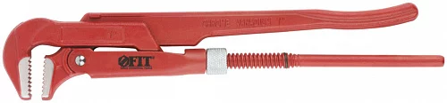 Ключ трубный газовый FIT 70401 Профи 90 гр. ( тип L ), CrV сталь 1" (300 мм)
