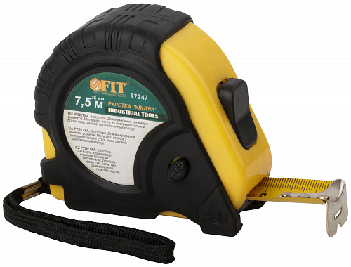 Рулетка FIT 17247 Ультра 7,5 м 25 мм Рулетка FIT 17247 Ультра 7,5 м 25 мм