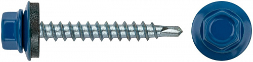 Саморезы кровельные ХВАТ 23533-4 4,8х38 RAL 5005