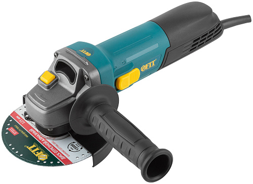 Шлифмашина угловая FIT 80318 AG-125/1200 1200 Вт; 0-10800 об/мин; КлК 125 мм; 2,1 кг; армир. ротор; мал.; рез. накл.; коробка