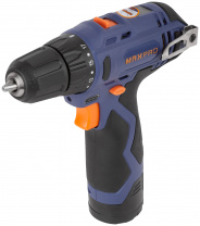 Дрель-Шуруповерт аккумуляторная MAX-PRO 85026, 12 В, 0-350/0-1300 об/мин, 10 мм, 26 Нм, 2 батареи (Li-Ion) х1,3 Ач, 17+1 Дрель-Шуруповерт аккумуляторная MAX-PRO 85026, 12 В, 0-350/0-1300 об/мин, 10 мм, 26 Нм, 2 батареи (Li-Ion) х1,3 Ач, 17+1