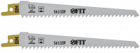 Полотна д/сабельной пилы универсальные FIT 41078 150/130/4 мм (S611DF) 2 шт., Bimetal, разведенные фрезеров. зубья