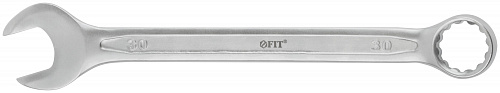 Ключ комбинированный FIT 63295 30 мм, усиленный «Гранд», CrV, холодный штамп Ключ комбинированный FIT 63295 30 мм, усиленный «Гранд», CrV, холодный штамп