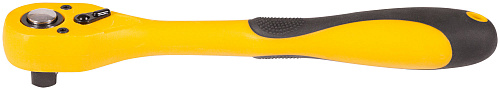 Вороток FIT 62360 1/2" 72 зубца, (трещотка), механизм легированная сталь 40Cr, полностью прорезиненная ручка