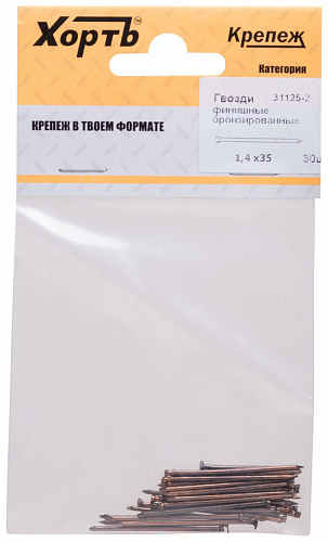 Гвозди финишные ХВАТ 31125-2 1,4х35 бронз.