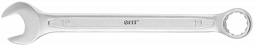 Ключ комбинированный FIT 63289 19 мм, усиленный «Гранд», CrV, холодный штамп