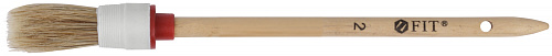 Кисть круглая FIT 01302 №2 20 мм Кисть круглая FIT 01302 №2 20 мм
