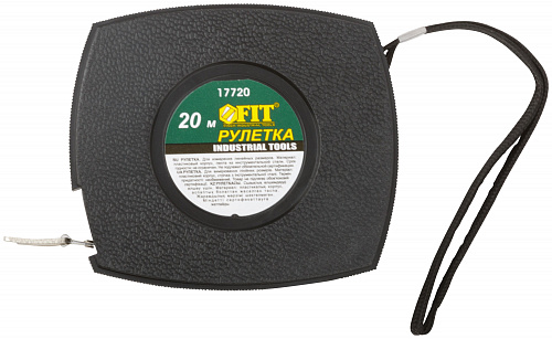 Рулетка FIT 17720 стальная лента 20 м