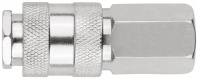 Адаптер быстросъемный FIT 81246 1/4", с запорным клапаном с внутренней резьбой